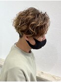マッシュパート/ゆる巻きウェーブパーマ