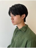 メンズ韓国ヘアー　センターパート/10代20代30代