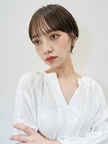 ピークアブー アヴェダ アトレ恵比寿(PEEK-A-BOO AVEDA) 大人可愛いマッシュショート/前髪ありショート/似合わせショート