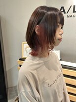アイリー 名古屋(A/LEE)&nbsp;インナーカラー×レッドカラー