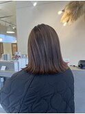 ハイライト×切りっぱなしロブ