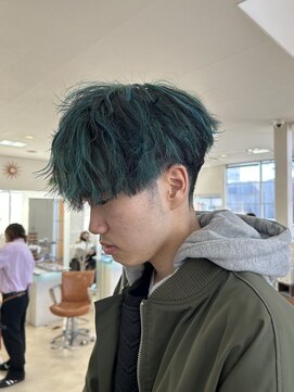 フォルテ 榛原パームス店 【palms 富永】グリーンメッシュ