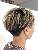 ヘアデザイン マノス(hair design mano's)&nbsp;ハイライト風 メンズショート