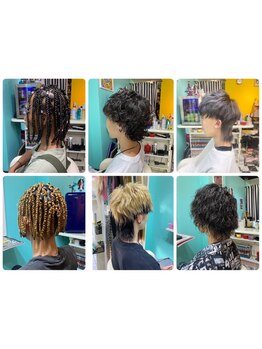 《メンズ限定★デザインパーマ＋カット\7800》パーマやカラー、デザインカラーなど幅広く対応してくれる！