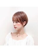 丸みショートボブ
