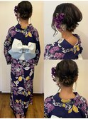 浴衣ヘアセット