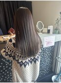 ブリーチなし 赤みを抑えたグレージュ