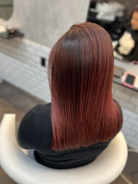 髪質改善/艶髪/ミディアム/縮毛矯正/白髪染め【町田/古淵】