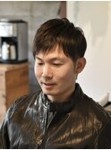 束感大人短髪ショートウルフ【メンズカット/ヘア/倉敷/中島】