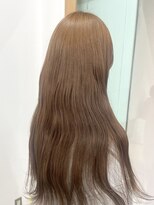 カシェル(cashel kishaba)&nbsp;ブリーチなしダブルカラーで作るベージュ