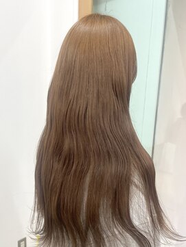 カシェル(cashel kishaba) ブリーチなしダブルカラーで作るベージュ