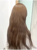ブリーチなしダブルカラーで作るベージュ