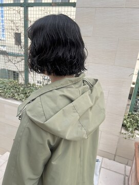 スタイル 成城学園前(STYLE) 時短スタイリング パーマスタイル ぱつっとボブ