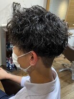 ブリング バイ スノードロップ 吉祥寺(BRING by Snowdrop)&nbsp;ブルーブラック/スペインカール/スパイキーショート/吉祥寺