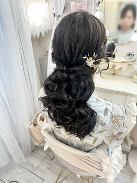 リムネ(RIMUNE) ハーフアップ/ヘアセット/結婚式ヘア/ヘアアレンジ