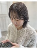 【岩城】就活生にも◎透明感暗髪カラー