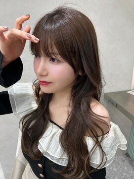 ロール 博多(Role) ミニウルフ黒染め髪質改善縮毛矯正酸性ストレートレイヤー/博多