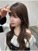 ミニウルフ黒染め髪質改善縮毛矯正酸性ストレートレイヤー/博多