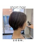 簡単スタイリング人気ショート◎どんな髪質・毛量・年齢もOK！