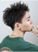 男らしく決まる！ツイストリバースショート