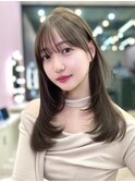 似合わせ×艶カラーで韓国スタイルレイヤーカット髪質改善/新宿k