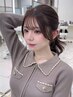 【石井限定】前髪＆顔周りカット+透明感ヘアカラー￥16500→13000[銀座]