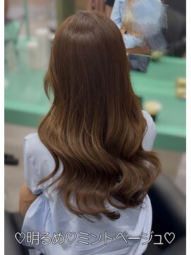 エイト 川崎店(EIGHT) 盛れる爆美女ヘア！明るめ★ミントベージュ★［川崎］