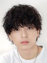 オーシャントーキョー 心斎橋(OCEAN TOKYO WEST)&nbsp;シャドウパーマシースルーラウンドマッシュ波巻きパーマウルフ