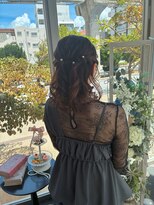 ヘアセット専門サロン by OKINAWA WATABE WEDDING 那覇店&nbsp;ハーフアップ