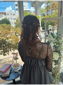 ハーフアップ