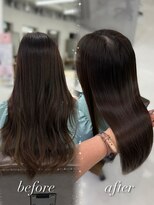 ハピネス 梅田茶屋町店(HAPPINESS)&nbsp;韓国ヘア/髪質改善/レイヤーカット/ブリーチなし/艶髪/絹髪