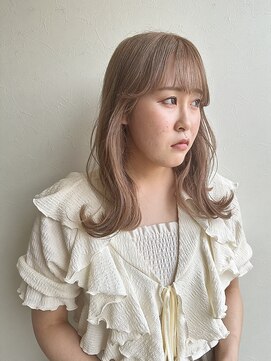 イタクラ 赤道店 (ITAKURA) ダブルカラー／ミルクティーベージュ／韓国ヘア／くびれヘア