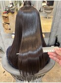 髪質改善ストレート