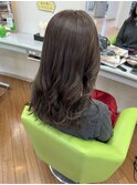 ブリーチなし透明感カラー　グレージュカラー　20代 30代