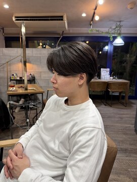 ティーヘア(t.hair) 骨格矯正爽やかメンズショートカット/刈り上げ/マイクロバブル