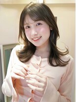 ポテト(potato)&nbsp;レイヤーカット×ミントベージュ