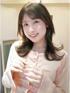 ポテト(potato) レイヤーカット×ミントベージュ