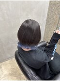 デザインカラー×ボブ