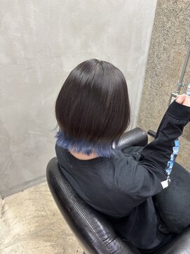 エント(ent) デザインカラー×ボブ