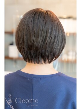 クレオメ バイ スーリール 五反田店(cleome by sourire) ♪黒髪似合わせカットデジタルパーマ小顔ココアベージュ薄め前髪