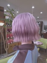 プランタンアヴェダ(printemps AVEDA) 透明感ピンクベージュボブ