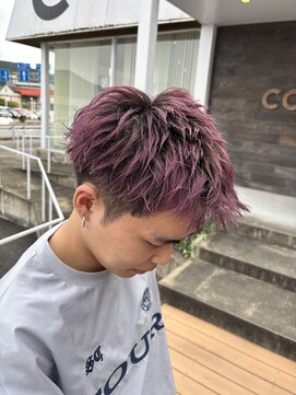 メンズカノエ 山口小郡店(Men's CANOE) アップバングショート