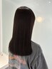 【ツヤサラ】ナノコラーゲン縮毛矯正＋似合わせカット＋炭酸泉SPA ￥16500