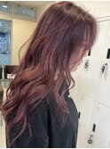 大宮 ピンクブラウン ラベンダー ワインレッド ブリーチなし