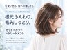 髪のお悩み解決｜根元ふんわり｜カット＋カラー＋髪質改善Tr 