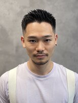 フジヤマバーバーショップ アジト(FUJIYAMA BARBER SHOP ajito)&nbsp;フェード×クロップベリーショート メンズ/明石/西明石/大久保