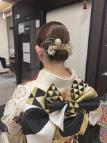 ビューティ高田 一番町サロン&nbsp;タイトシニヨン×振袖