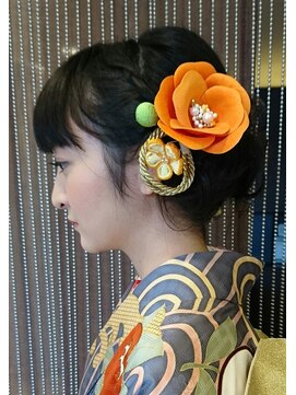 ファルコヘア 立川店(FALCO hair) 彩度編み込みアップ