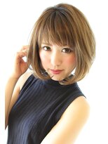 レウナ 外苑前(Reuna)&nbsp;大人可愛い毛先ワンカールなニュアンスボブ