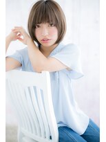 ミック 日暮里店(miq)&nbsp;シンプルかわいい◎ナチュラルボブ 【miq 日暮里】